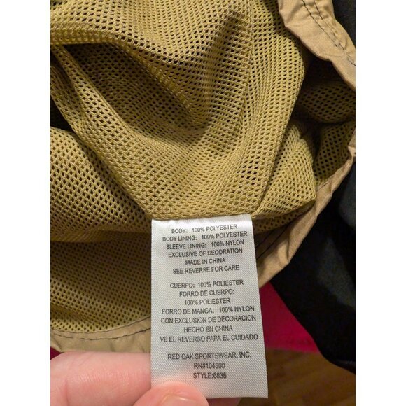 Missouri Tigers Women's Windbreaker Jacket Large Red Oak Sportswear Mizzou... - Picture 9 of 10